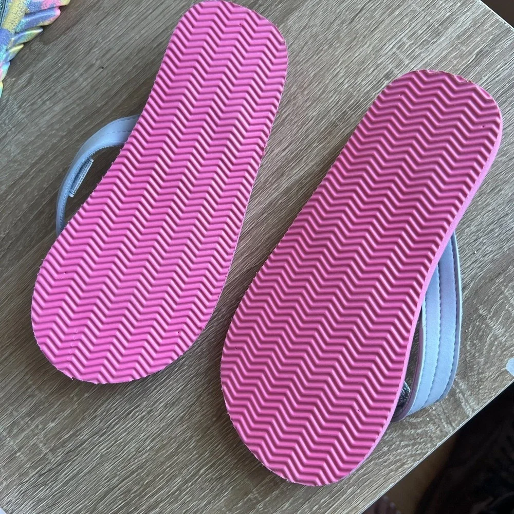 Carter's Pink And Blue Flip Flop Kids‎ Size 11 Vacation Lightweight Beach